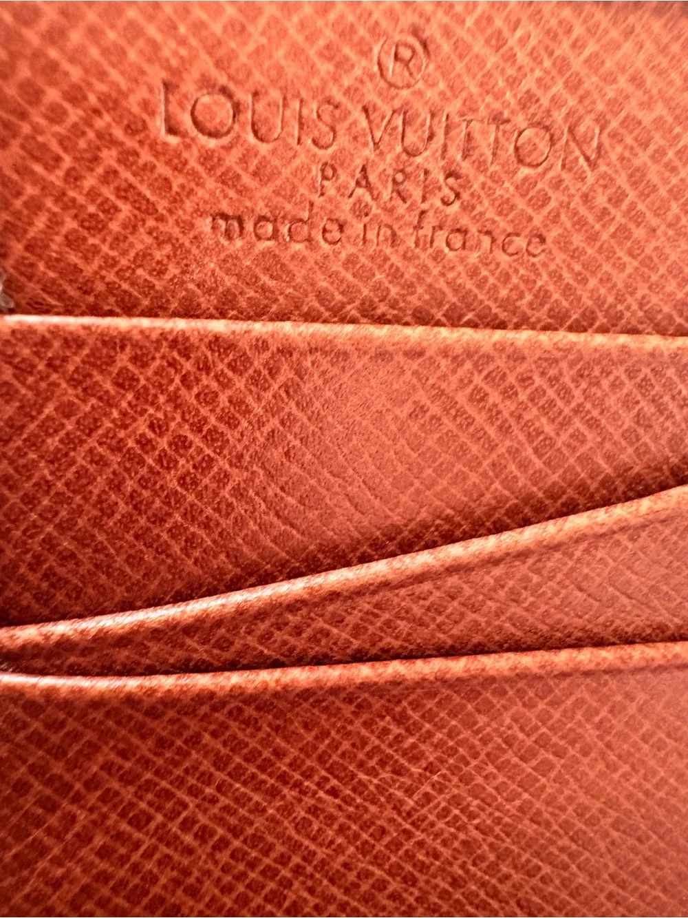 Vintage Louis Vuitton Monogram Compact Wallet made in France
